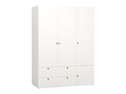 Garderobna omara Tornolo 111 (Bela + Siva)