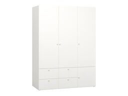 Garderobna omara Tornolo 111 (Bela + Svetla Hrast)