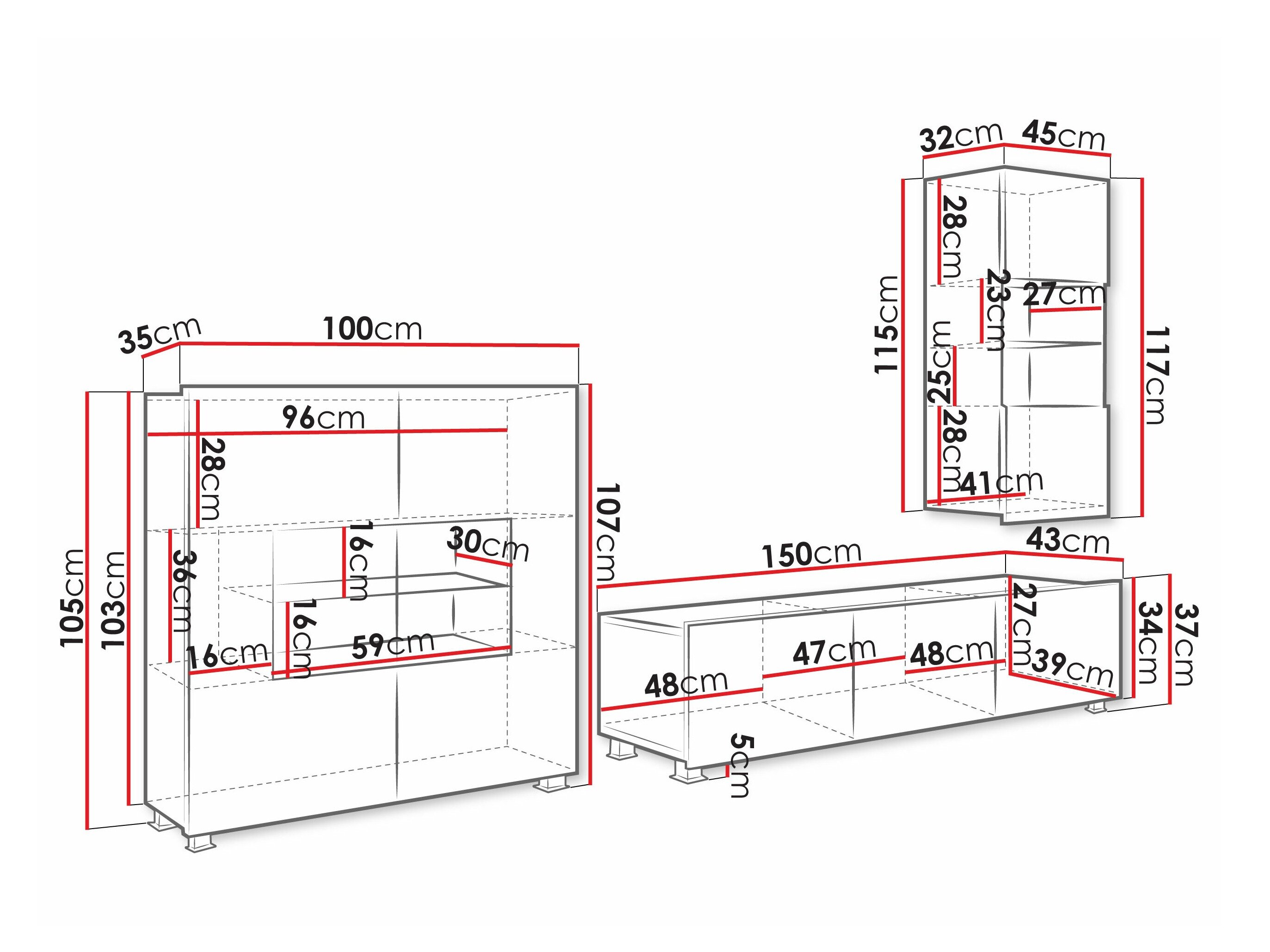 Stuemøbelsæt Tivdalu 111 (Gylden eg)