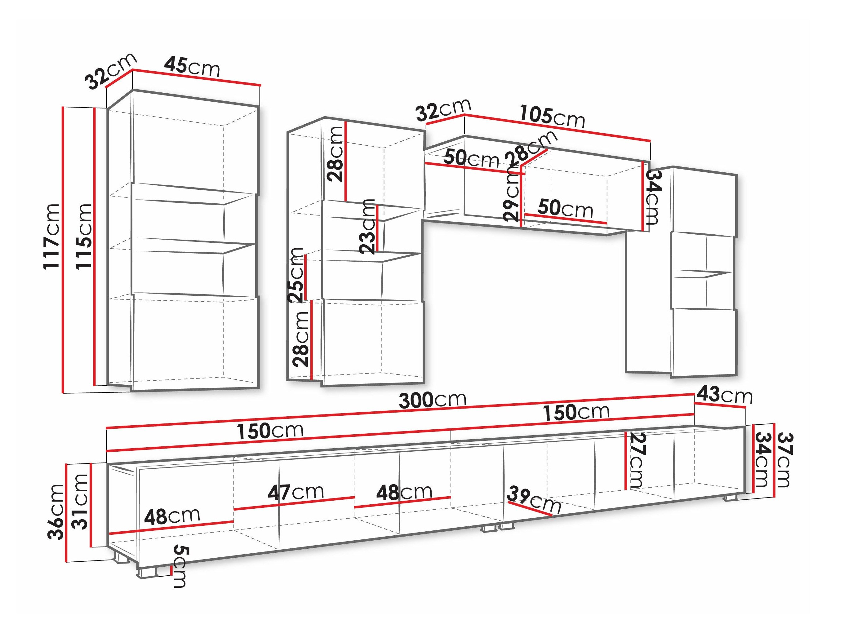 Stuemøbelsæt Remus V (Gylden eg)