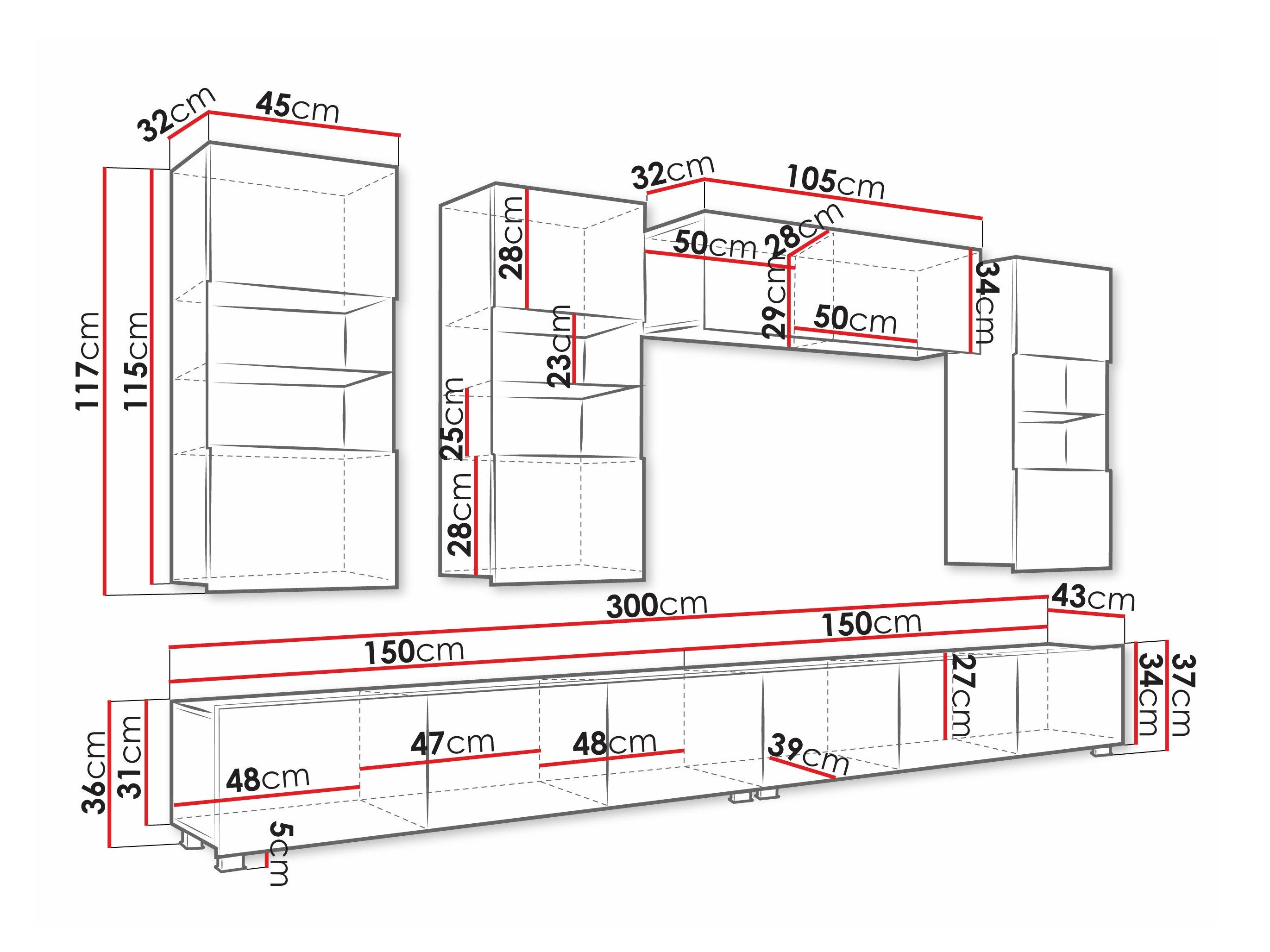 Stuemøbelsæt Remus V (Gylden eg)
