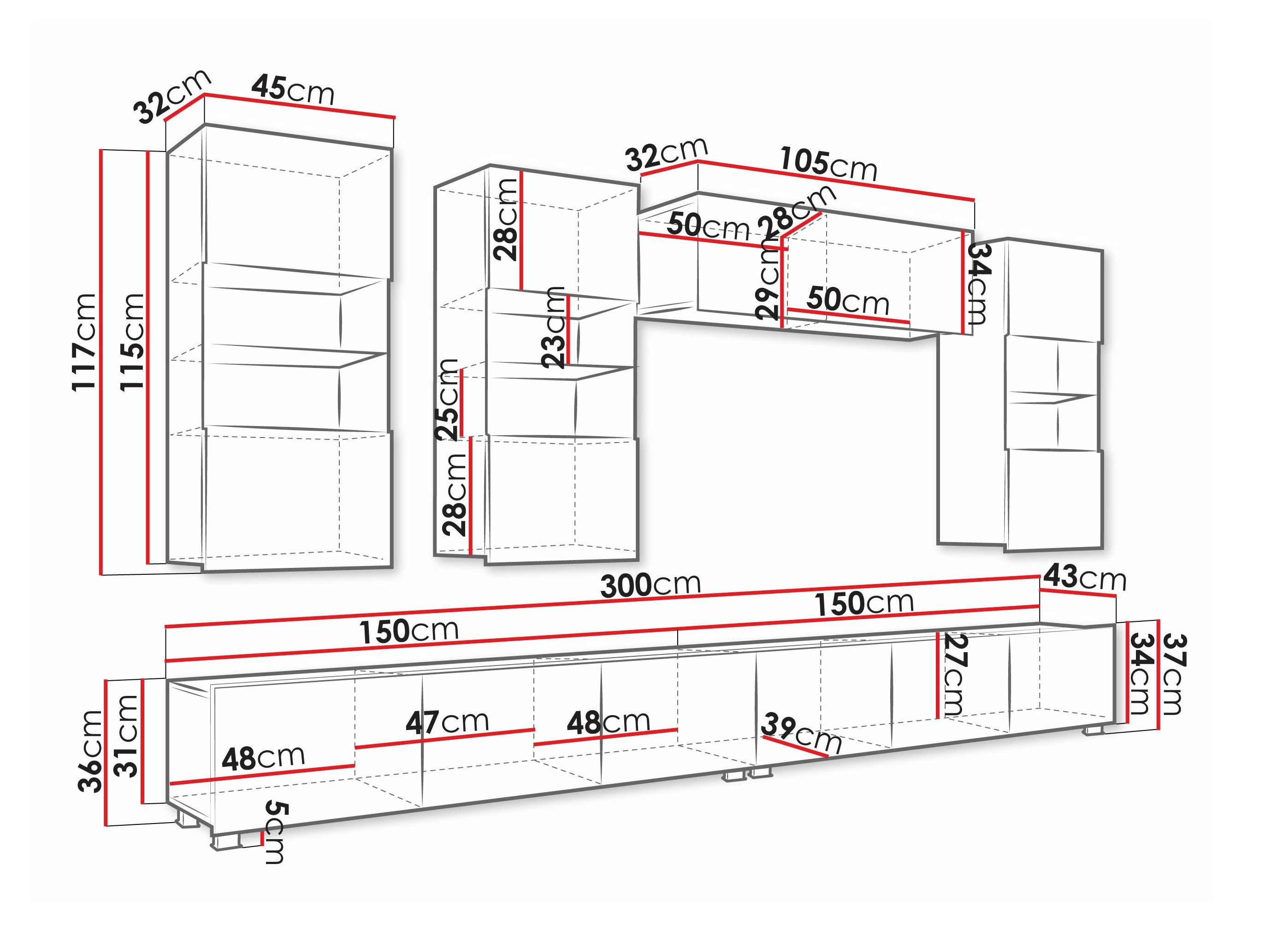 Stuemøbelsæt Tivdalu 109 (Gylden eg)