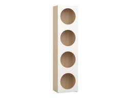Polica Tornolo 116 (Svijetli hrast + Bijela)