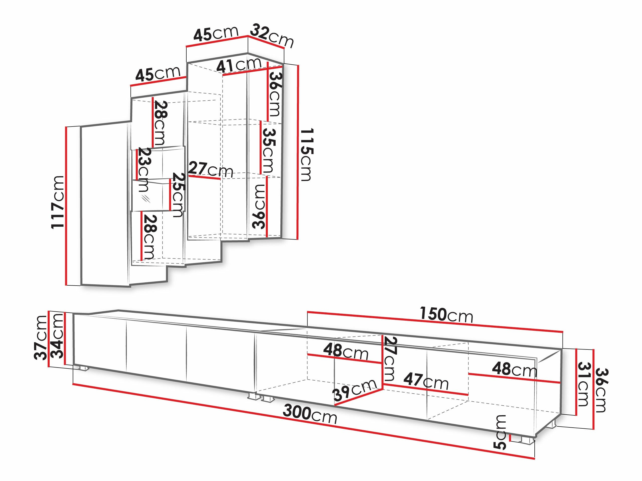 Stuemøbelsæt Remus XVII (Gylden eg)