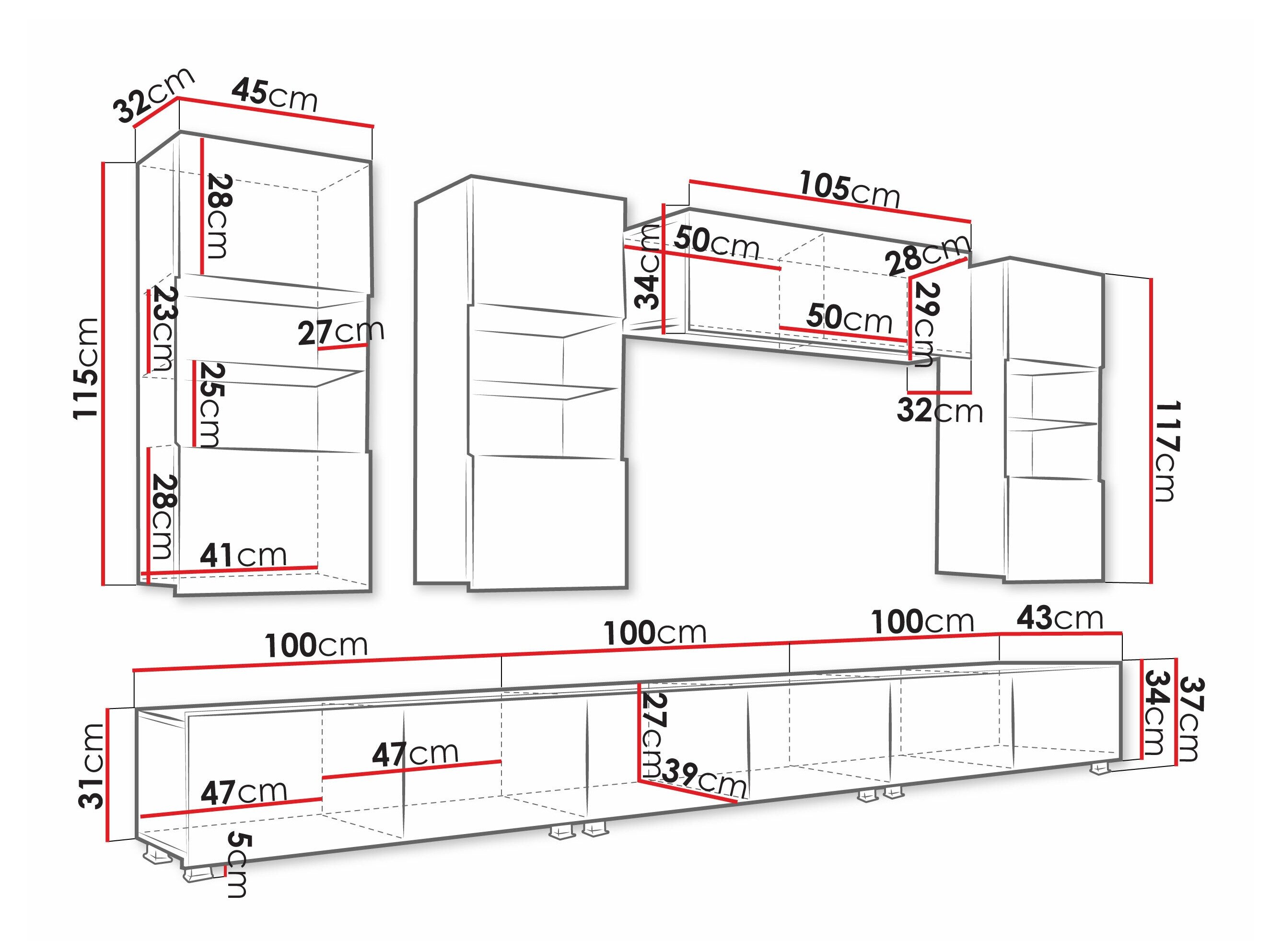 Stuemøbelsæt Tivdalu 121 (Gylden eg)