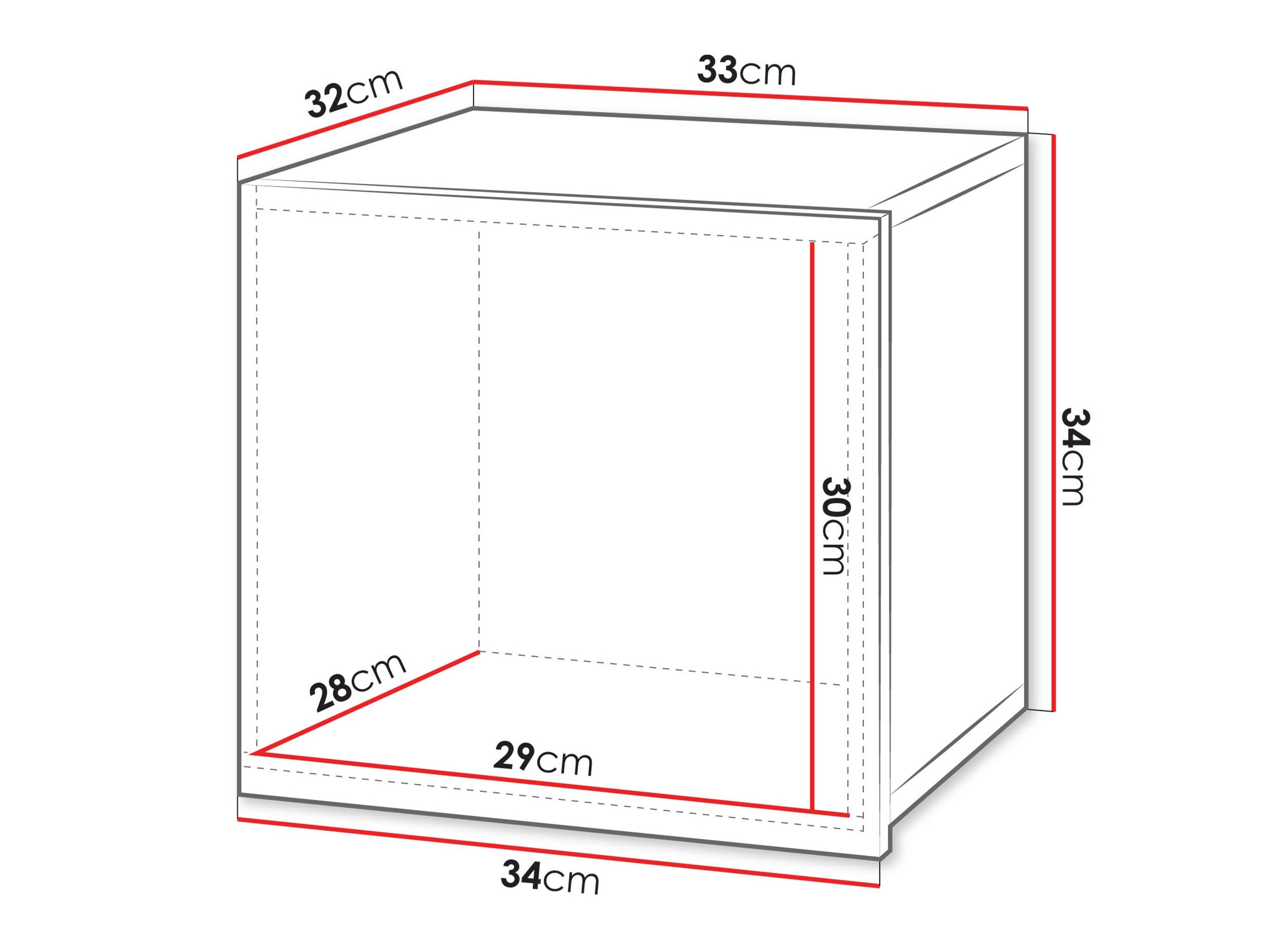 Vægskab Remus II (Hvid + Glansfuld hvid)