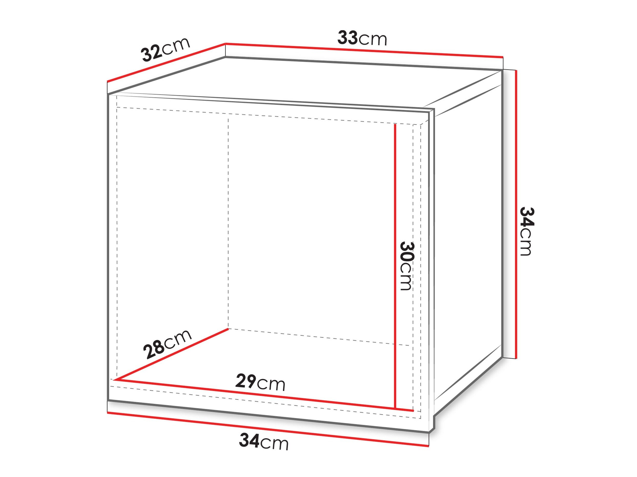 Vægskab Remus II (Valnød)