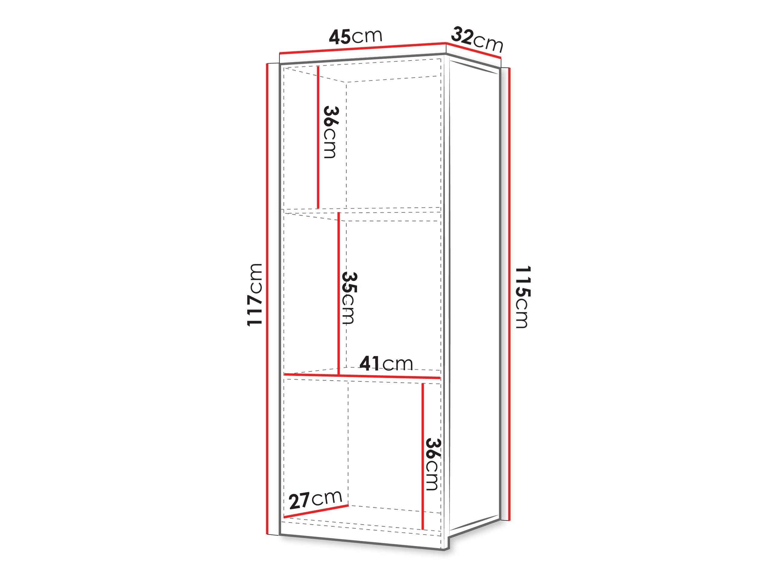 Vægskab Remus III (Valnød)