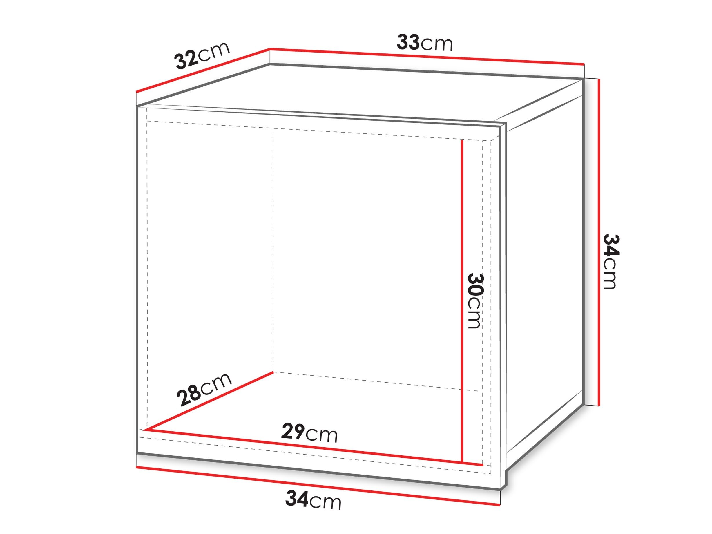 Vægskab Tivdalu 124 (Sort + Blank sort)