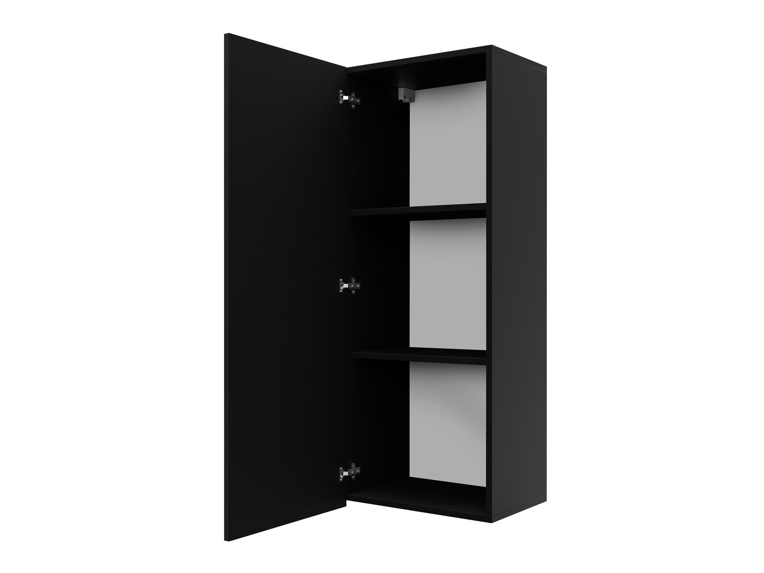 Wandkast Remus III (Wit + Glanzend wit)