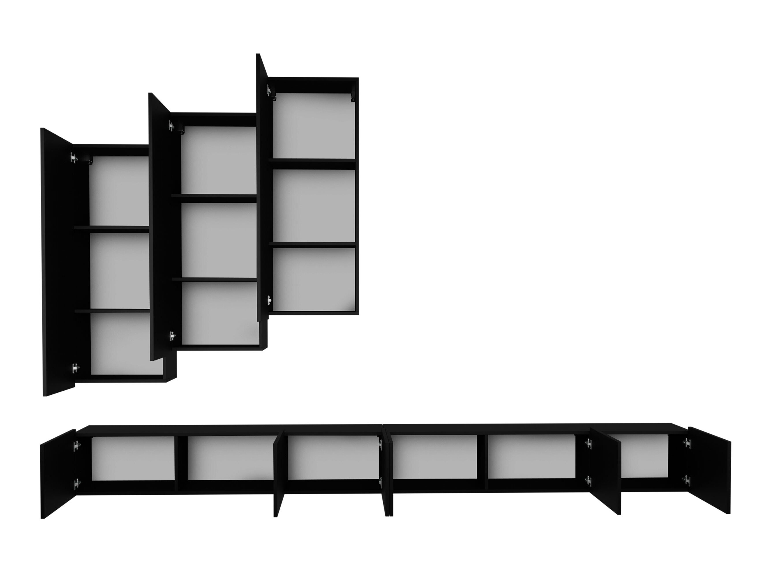Stuemøbelsæt Remus XX (Gylden eg + Hvid)