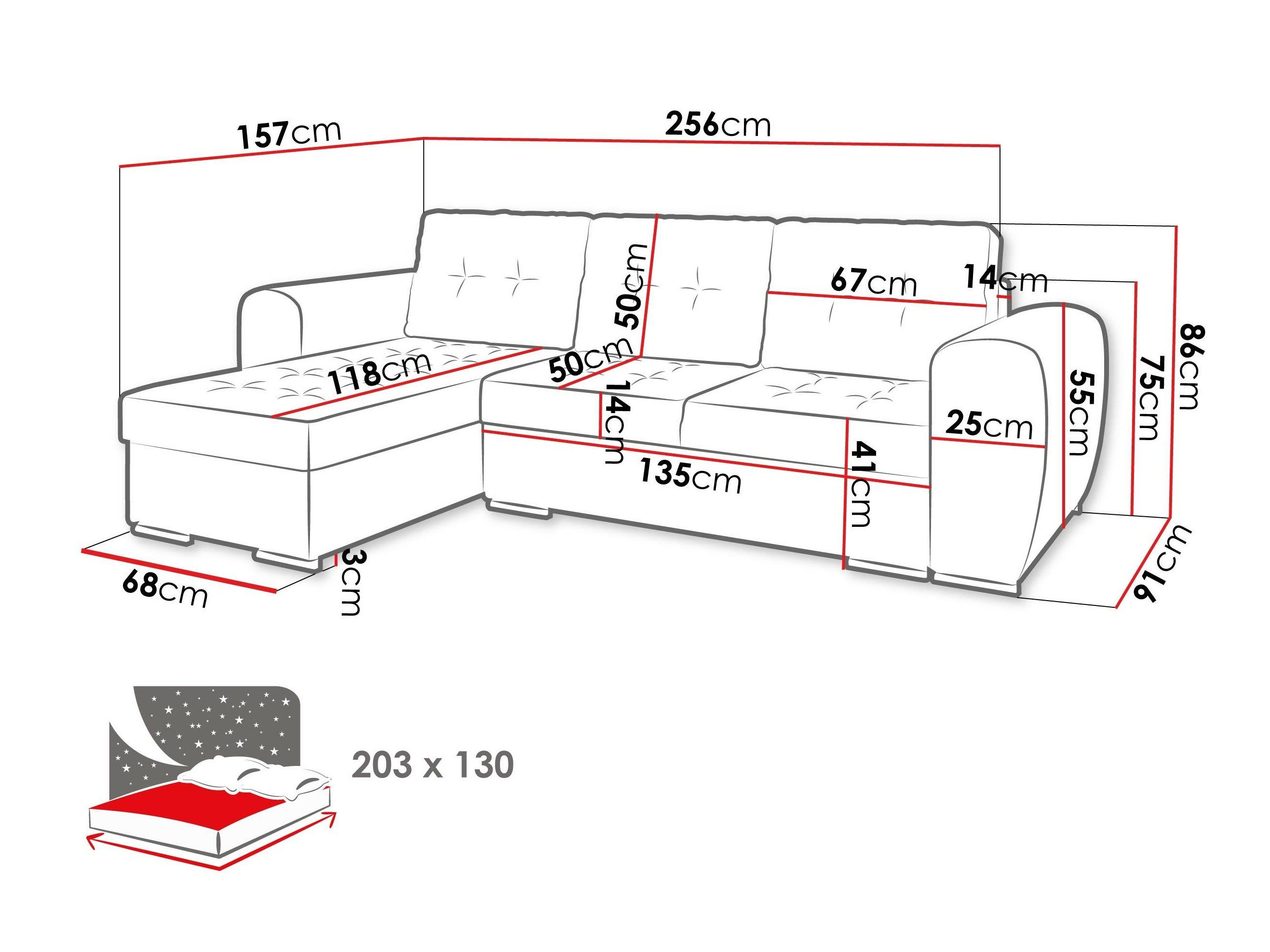 Hjørnesofa Muncie 109 (Monolith 48)
