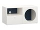 TV-Möbel Tornolo 127 (Weiss + Indigo)