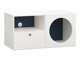 TV-Möbel Tornolo 127 (Weiss + Indigo)