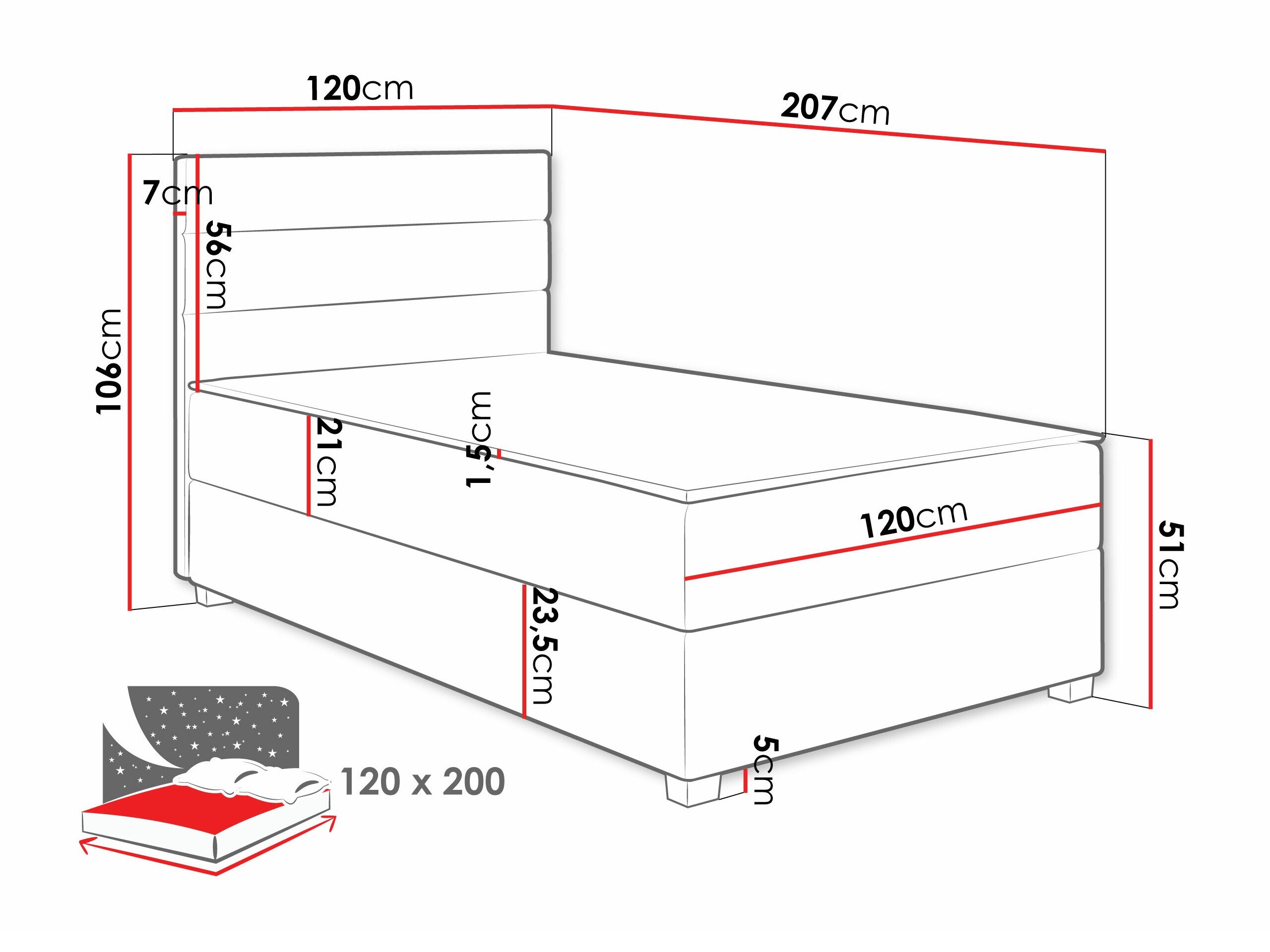 Boxspring Delphio (Manila 02)