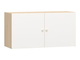 Hängeschrank Tornolo 128 (Weiss + Eichenholzoptik hell)