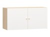 Hängeschrank Tornolo 128 (Weiss + Eichenholzoptik hell)