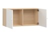 Hängeschrank Tornolo 128 (Weiss + Eichenholzoptik hell)