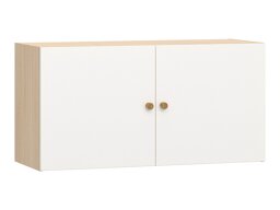 Hängeschrank Tornolo 128 (Weiss + Eichenholzoptik hell)
