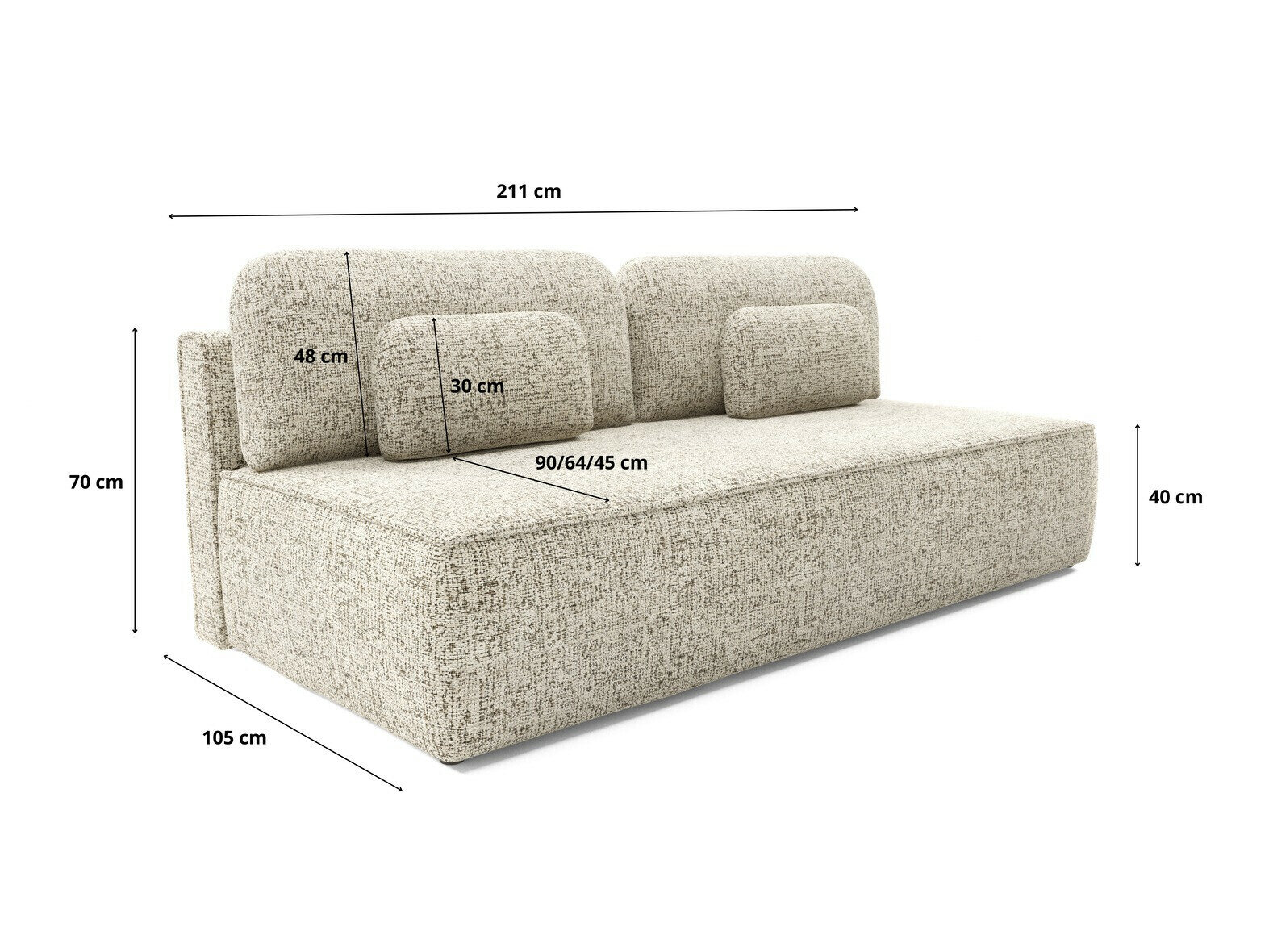 Slaapbank Franklin 214 (Bella 40)