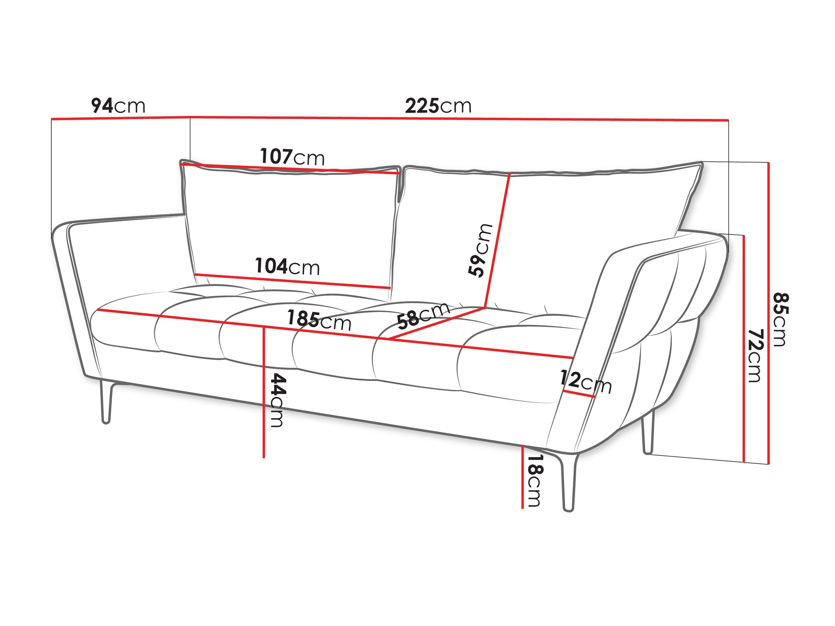 Sofa TrendyNest Villis (Aphrodite 03)