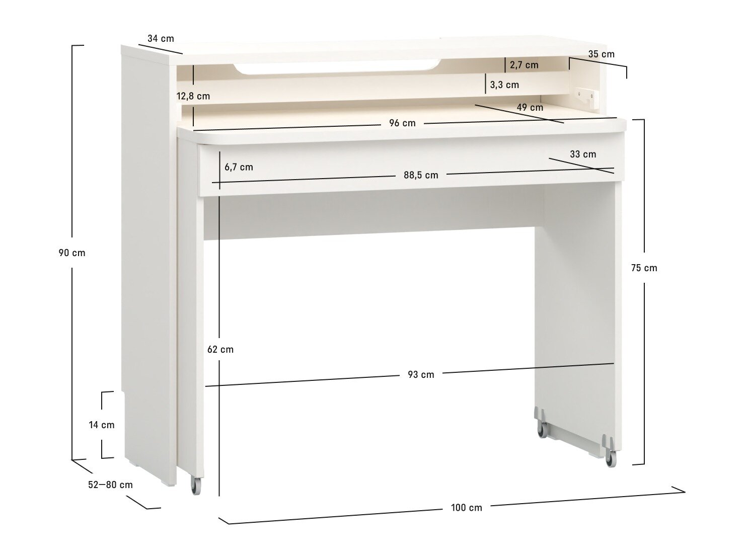 Bürotisch Tornolo 134