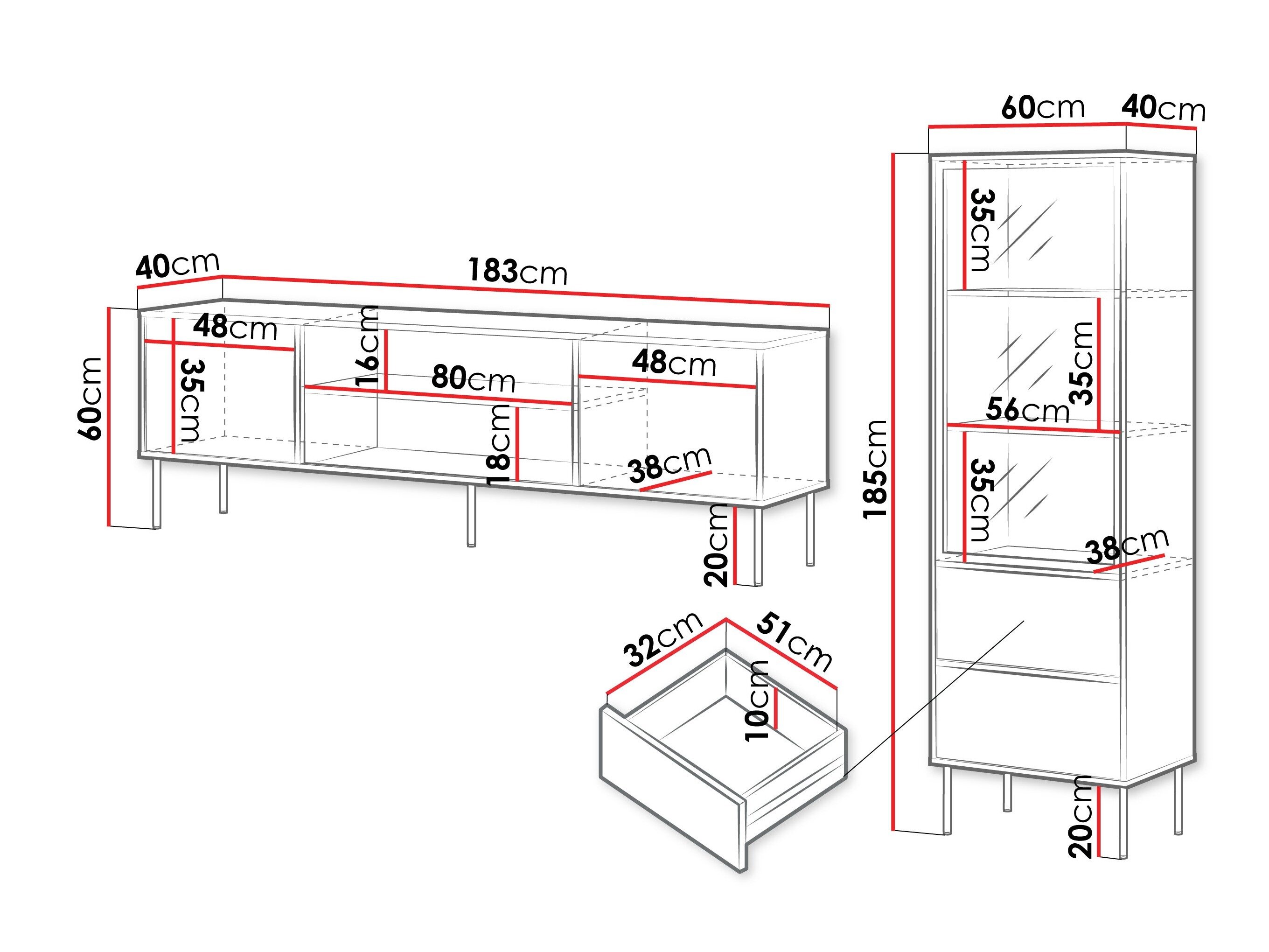 Stuemøbelsæt Merevai 107 (Kashmir)