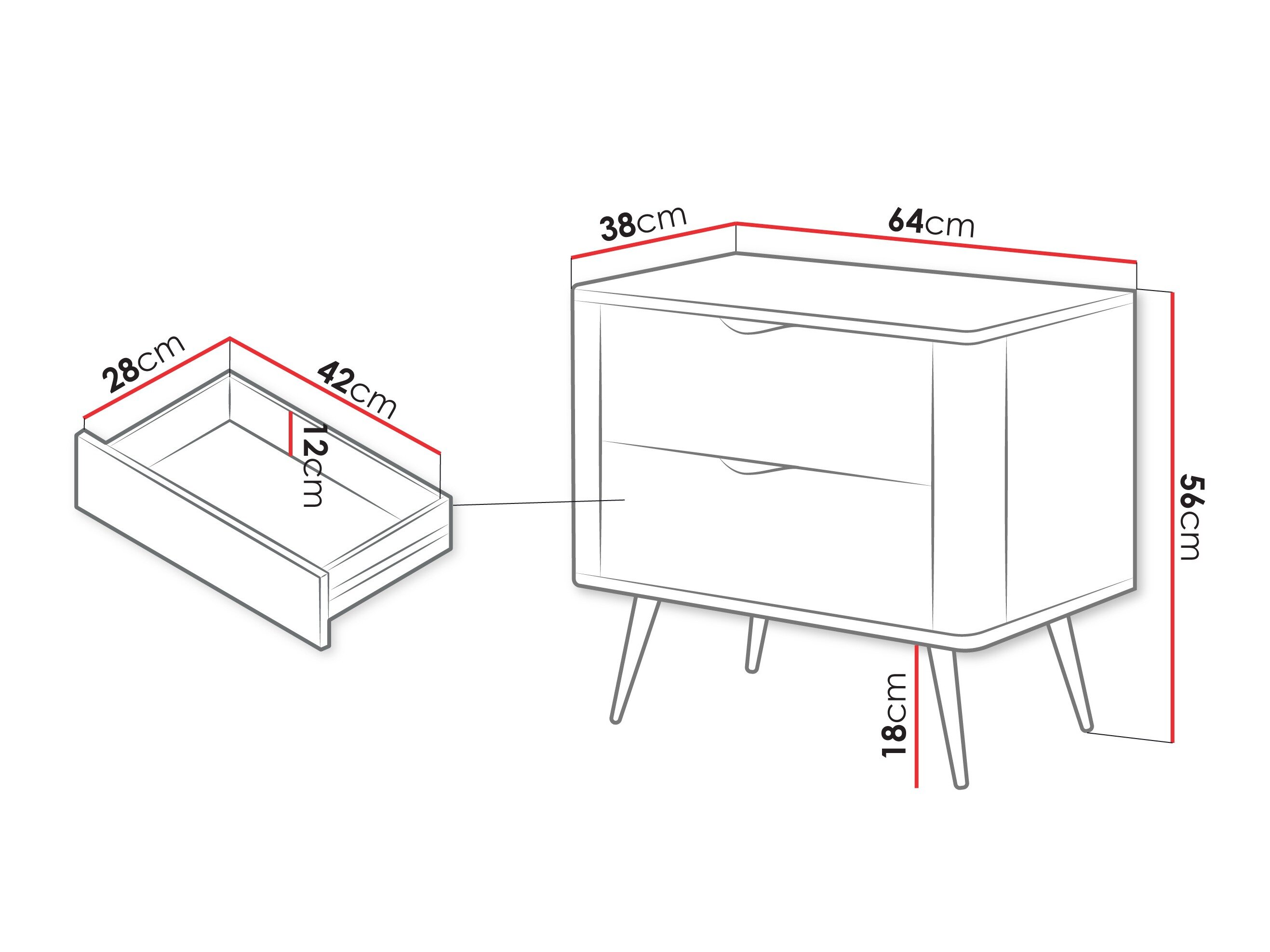 Sengebord Versoe 106 (Beige)