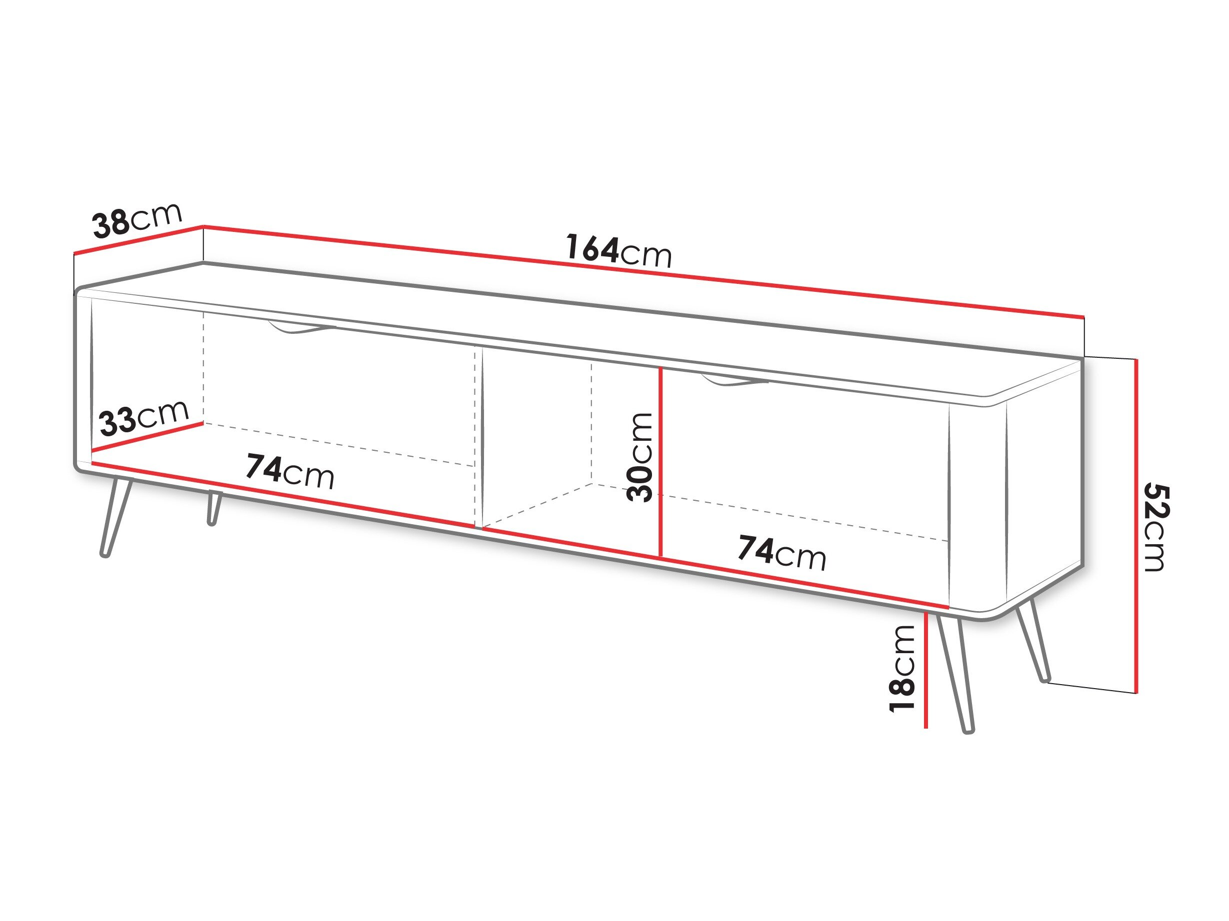 TV-bord Versoe 104 (Beige)