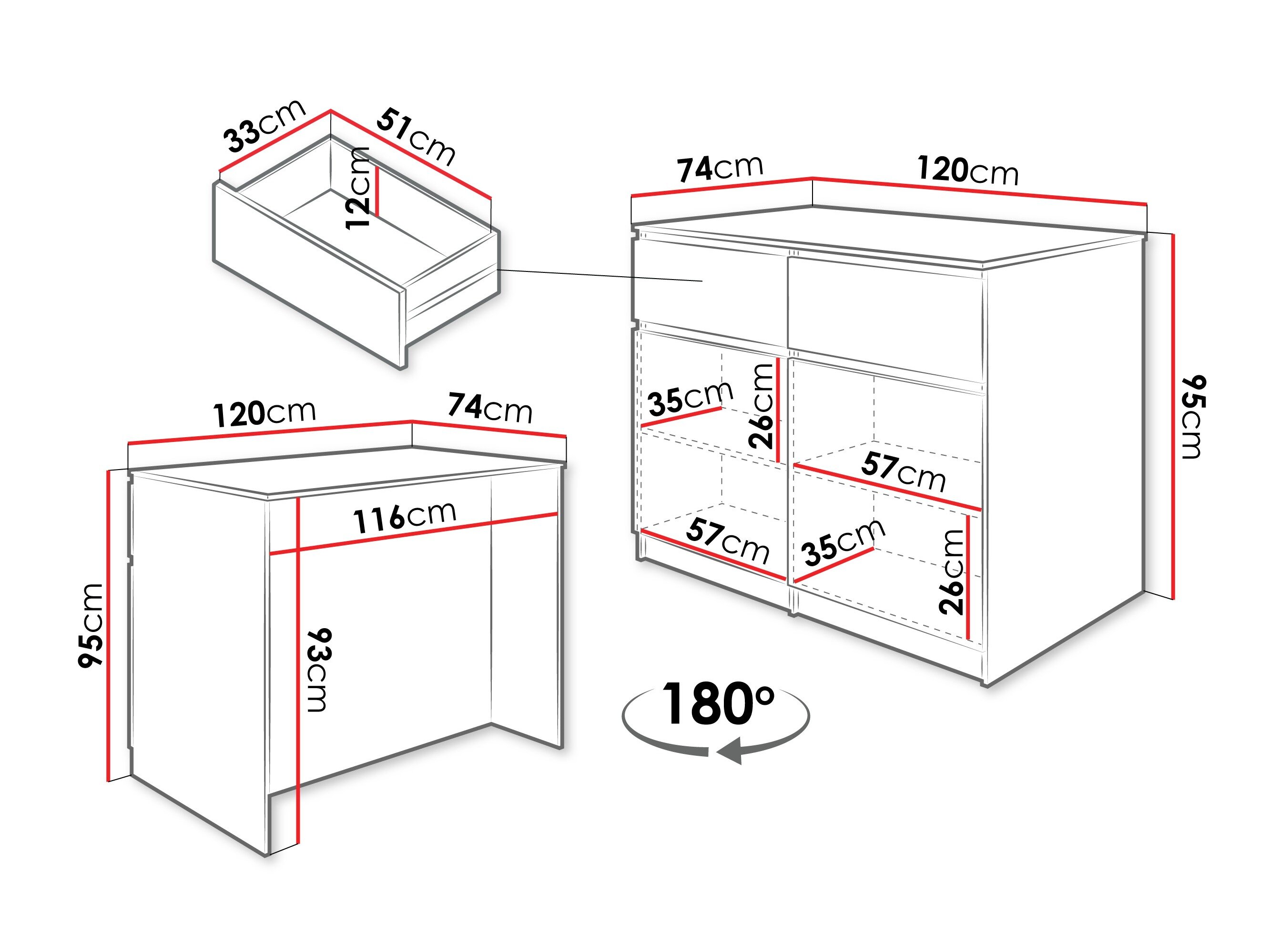 Køkkenø Comfivo Cantal (Egetræ)