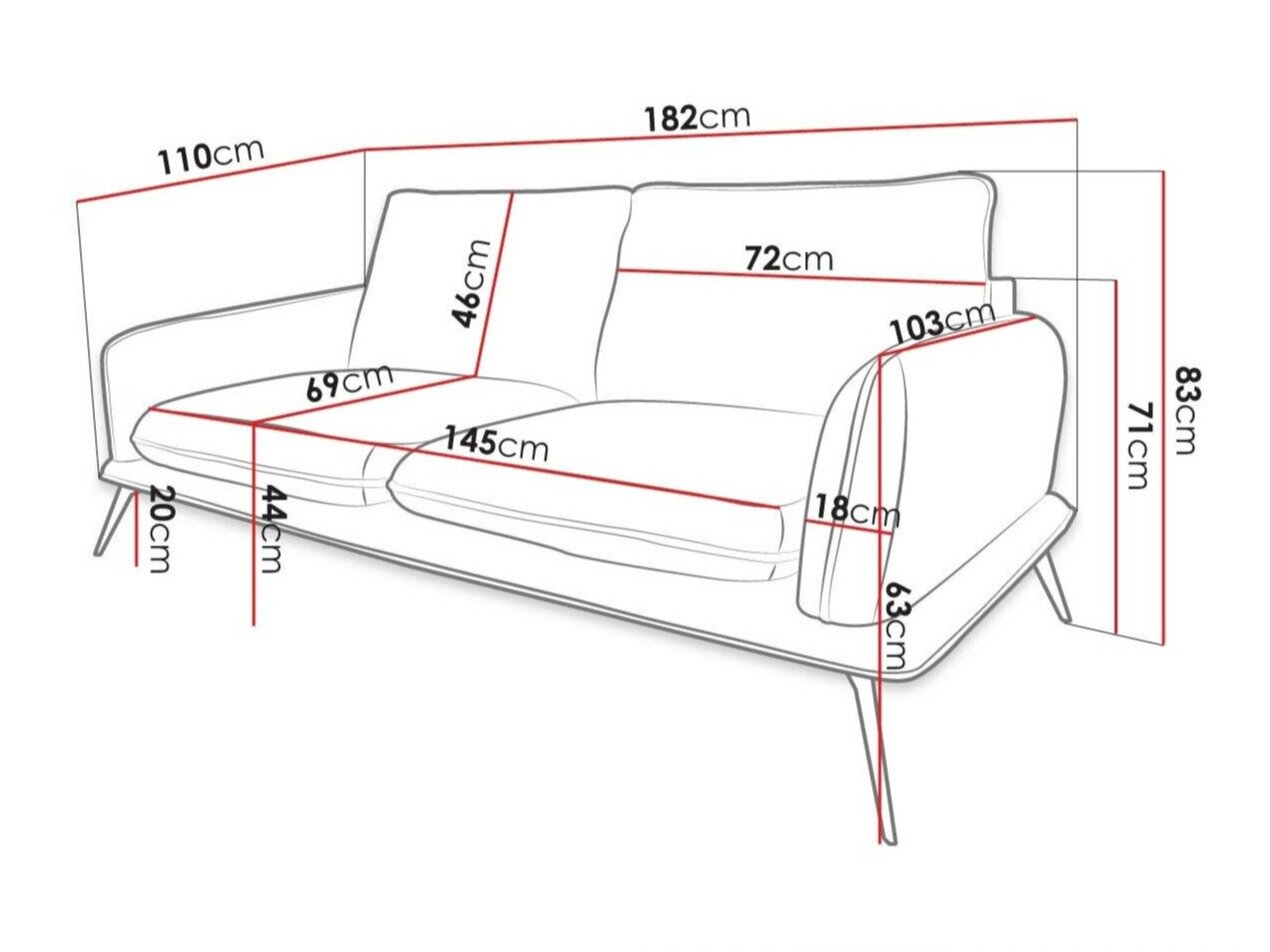 Sofa Evarveni 102 (Zetta 297)