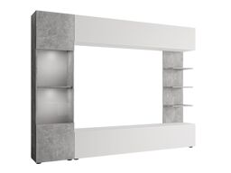 Woonkamerset Comfivo Animus (Wit + Beton)