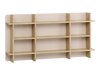 Wandregal Velrome 108 (Eichenholzoptik + Beige)