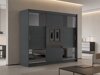Garderobeskab Honolulu 102 (Grafit)