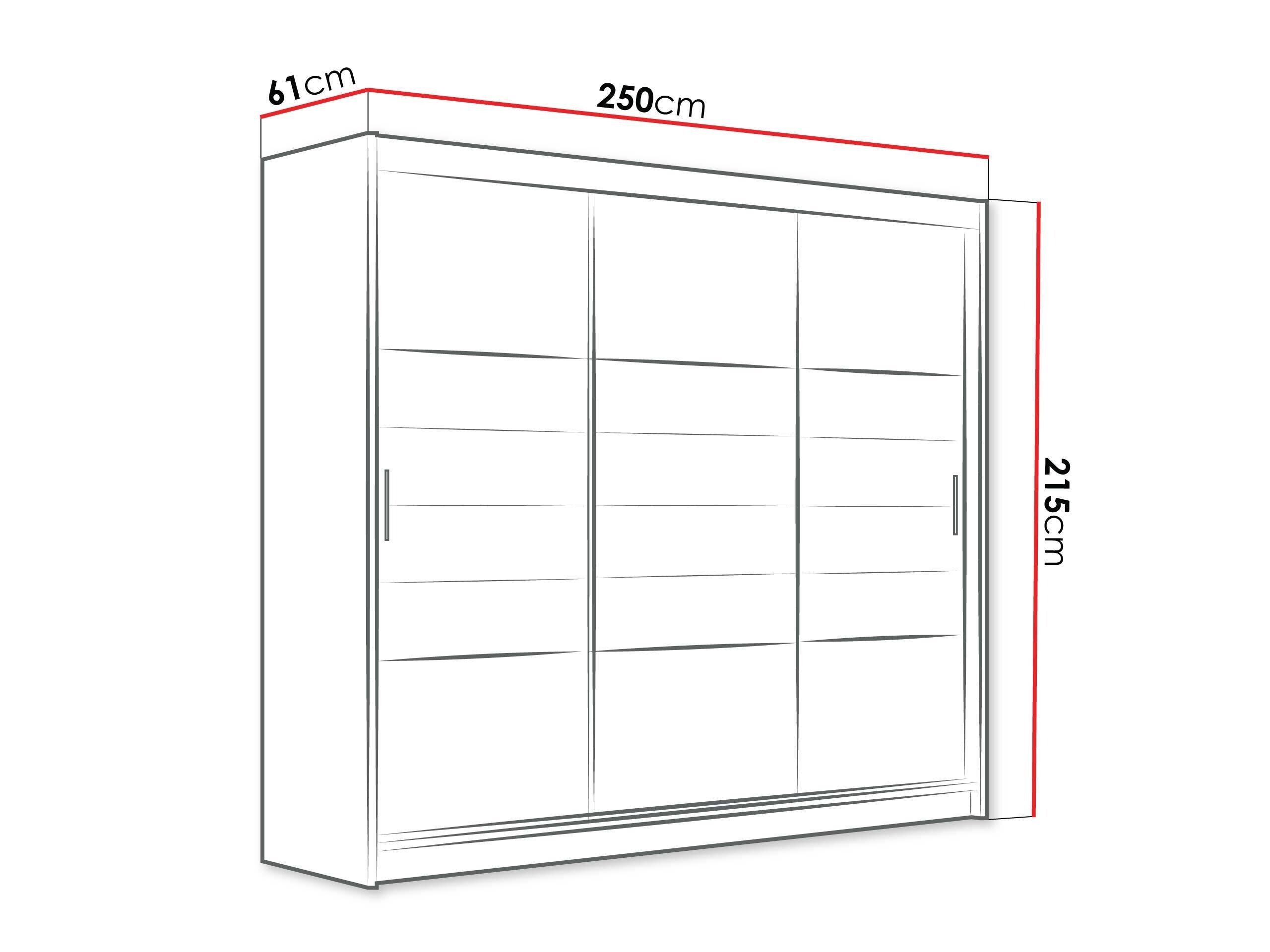 Garderobeskab Honolulu 102 (Grafit)