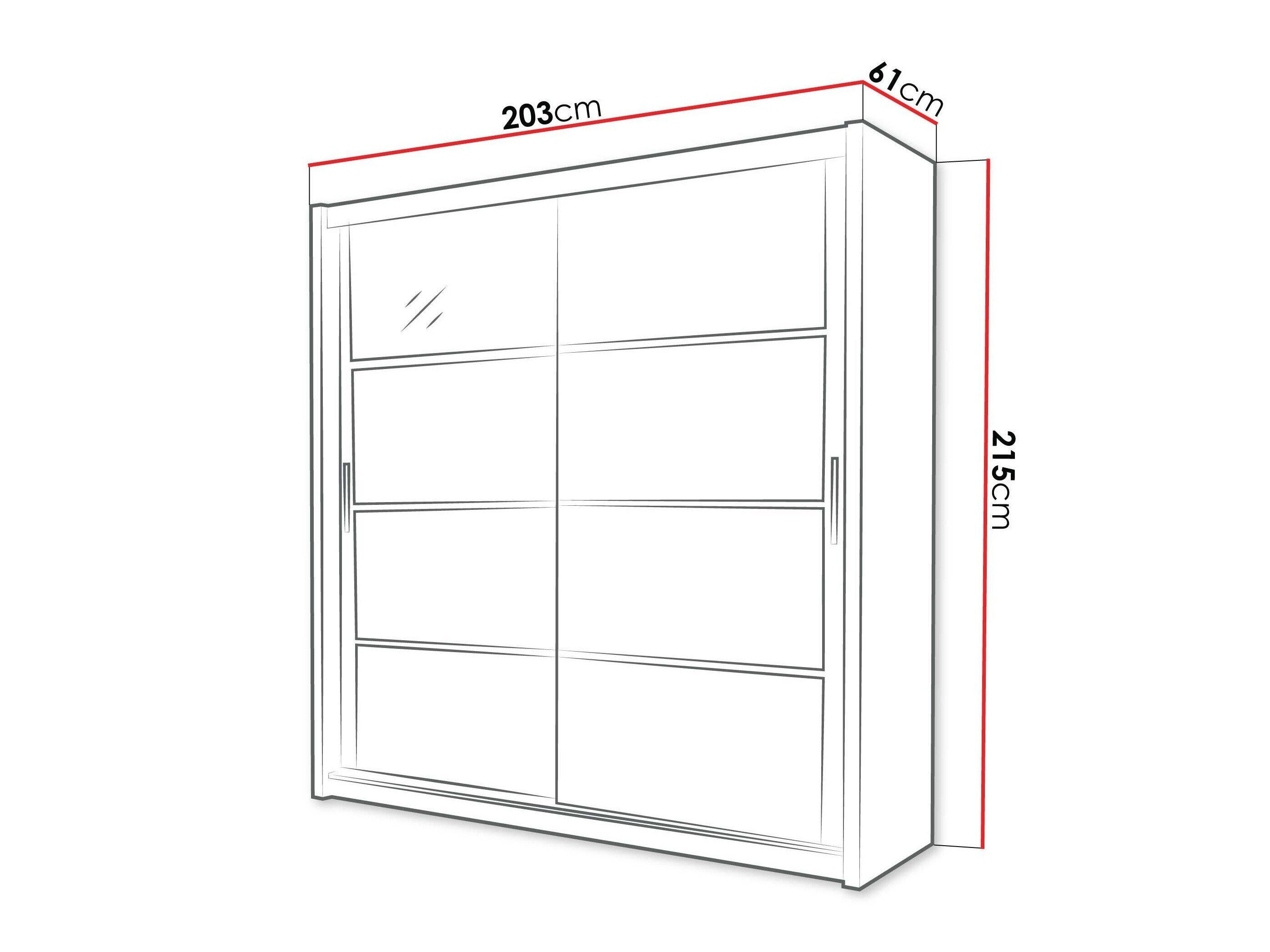 Garderobeskab Honolulu 201 (Hvid)