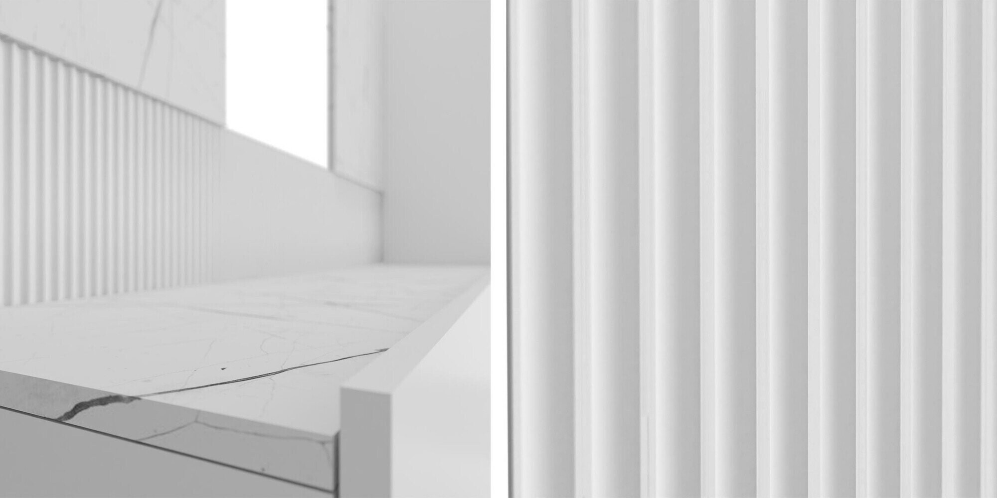 Stuemøbelsæt Comfivo 370 (Sort + Sort marmor)