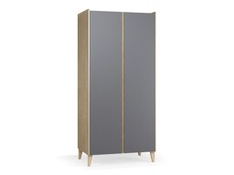 Garderobna omara Velrome 109 (Hrast + Grafit)