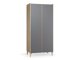 Garderobna omara Velrome 109 (Hrast + Grafit)
