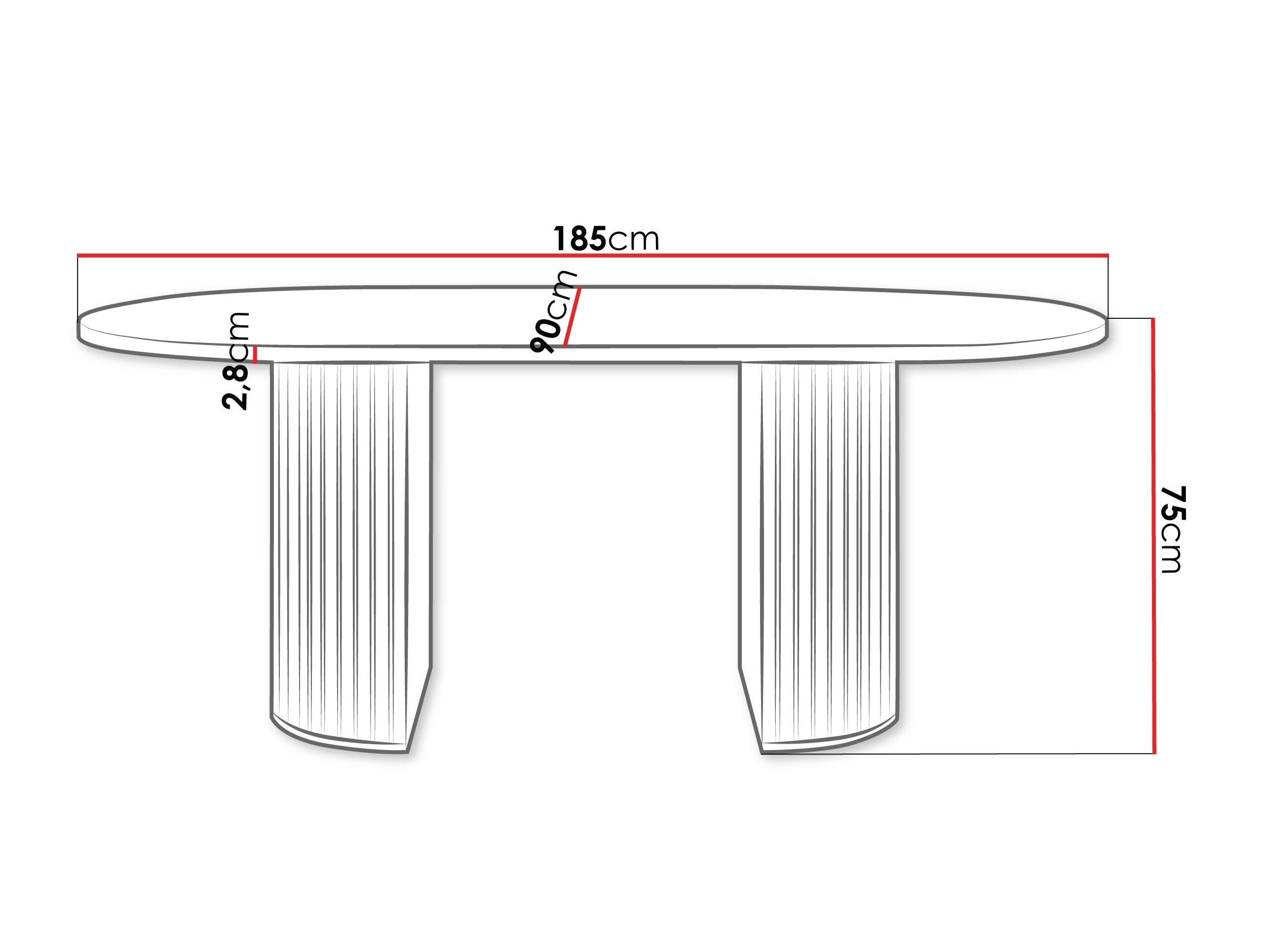 Bord Comfivo Ulma (Valnød)