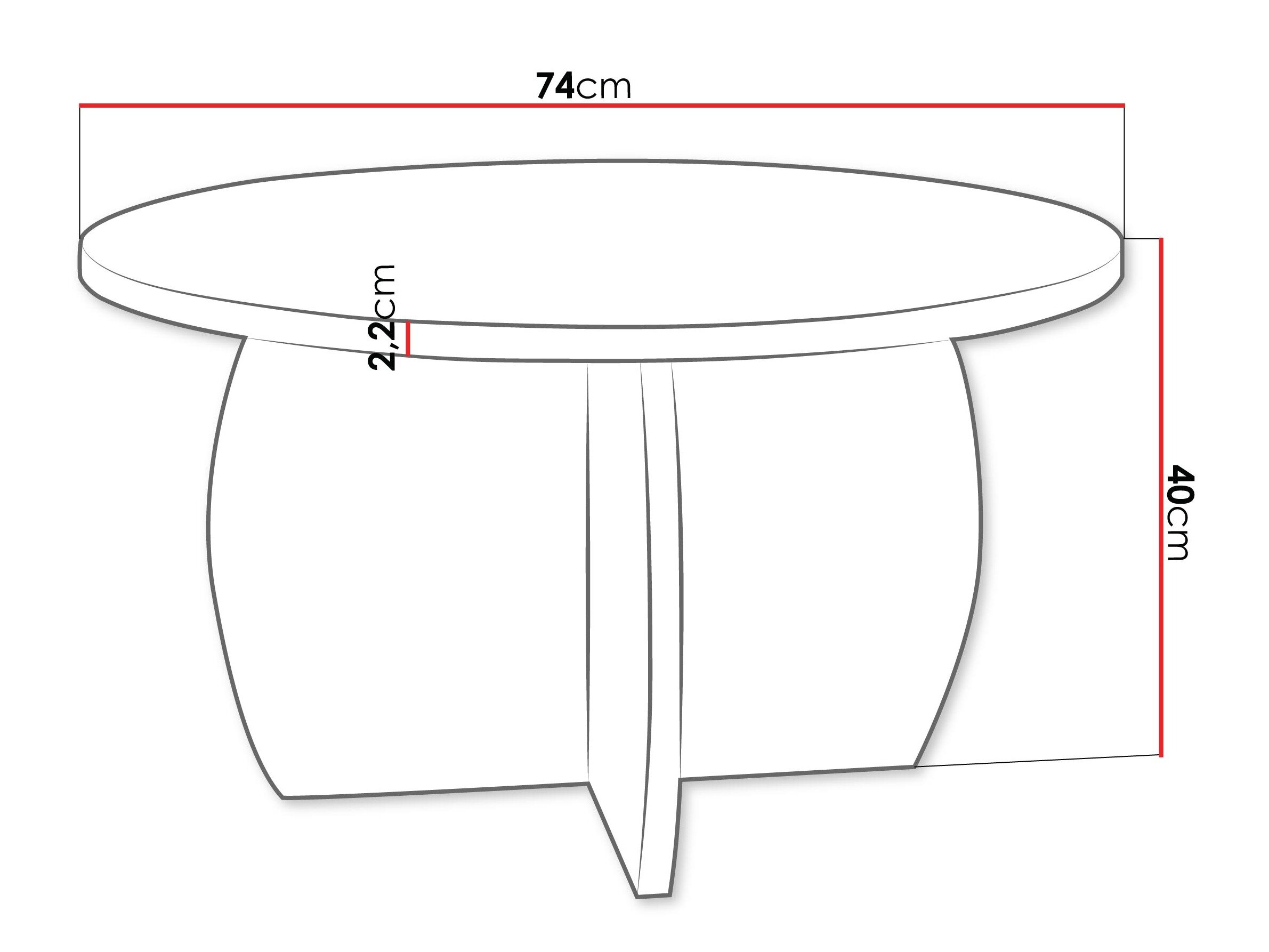 Sofabord Comfivo Pagas (Beige)