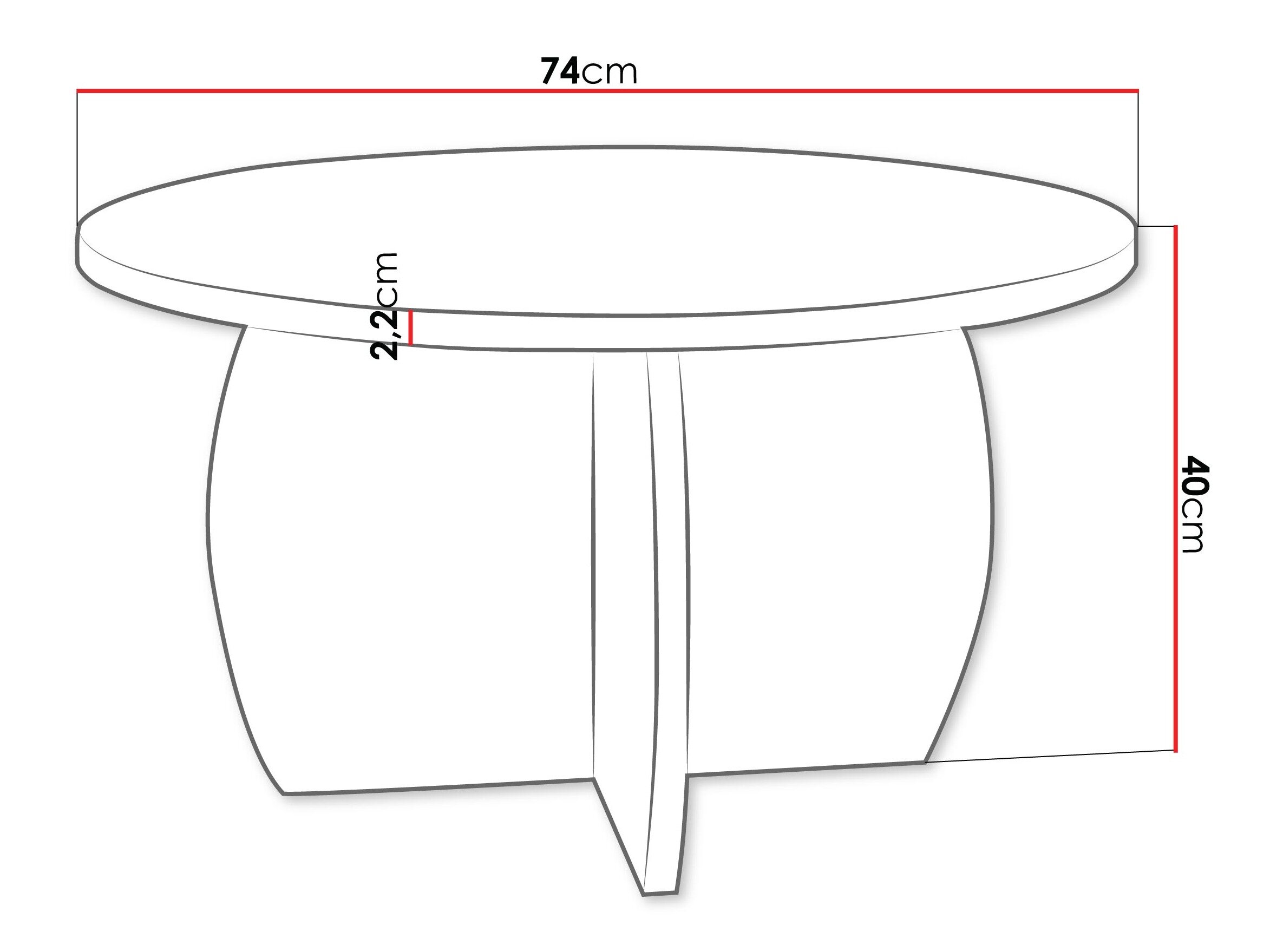 Sofabord Comfivo Pagas (Sort marmor + Sort)