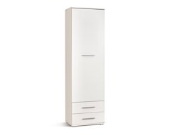 Boekenkast Cirveso 106 (Wit + Glanzend wit)