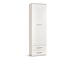Boekenkast Cirveso 106 (Wit + Glanzend wit)