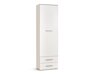 Boekenkast Cirveso 106 (Wit + Glanzend wit)
