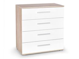 Komoda Cirveso 102 (Sonoma hrast + Sijaj bela)
