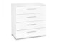 Ladekast Cirveso 102 (Wit + Glanzend wit)
