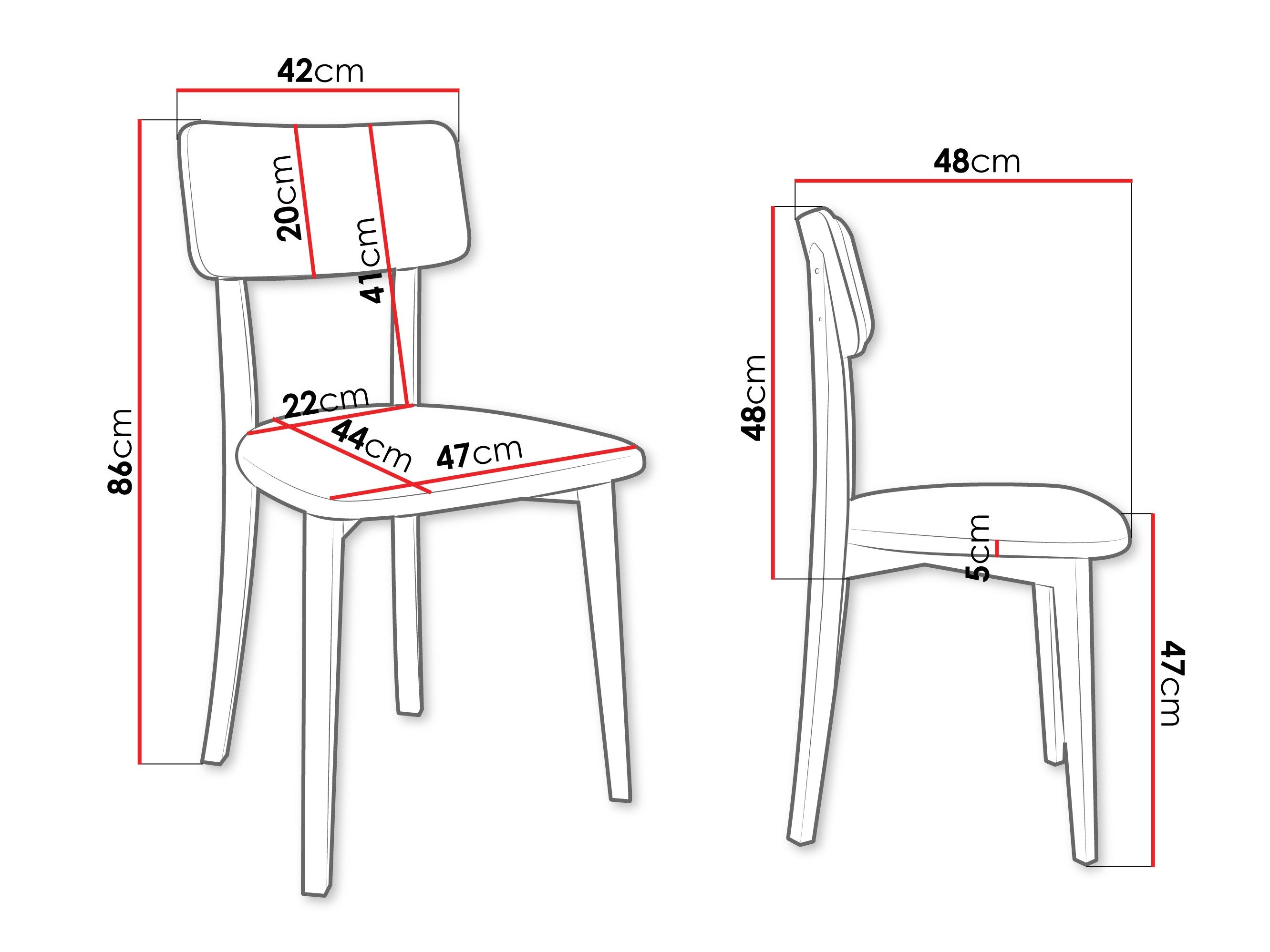 Stol Victorville 380 (Hvid)