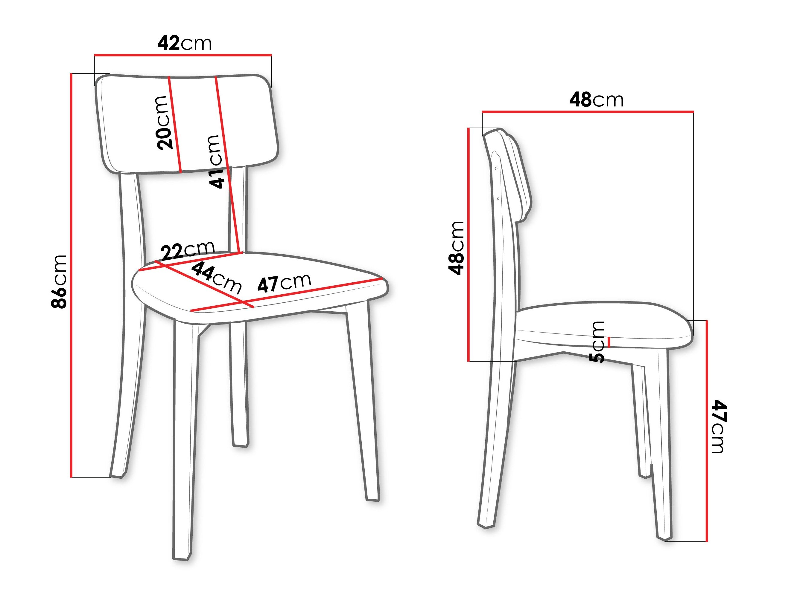 Stol Victorville 380 (Hvid)