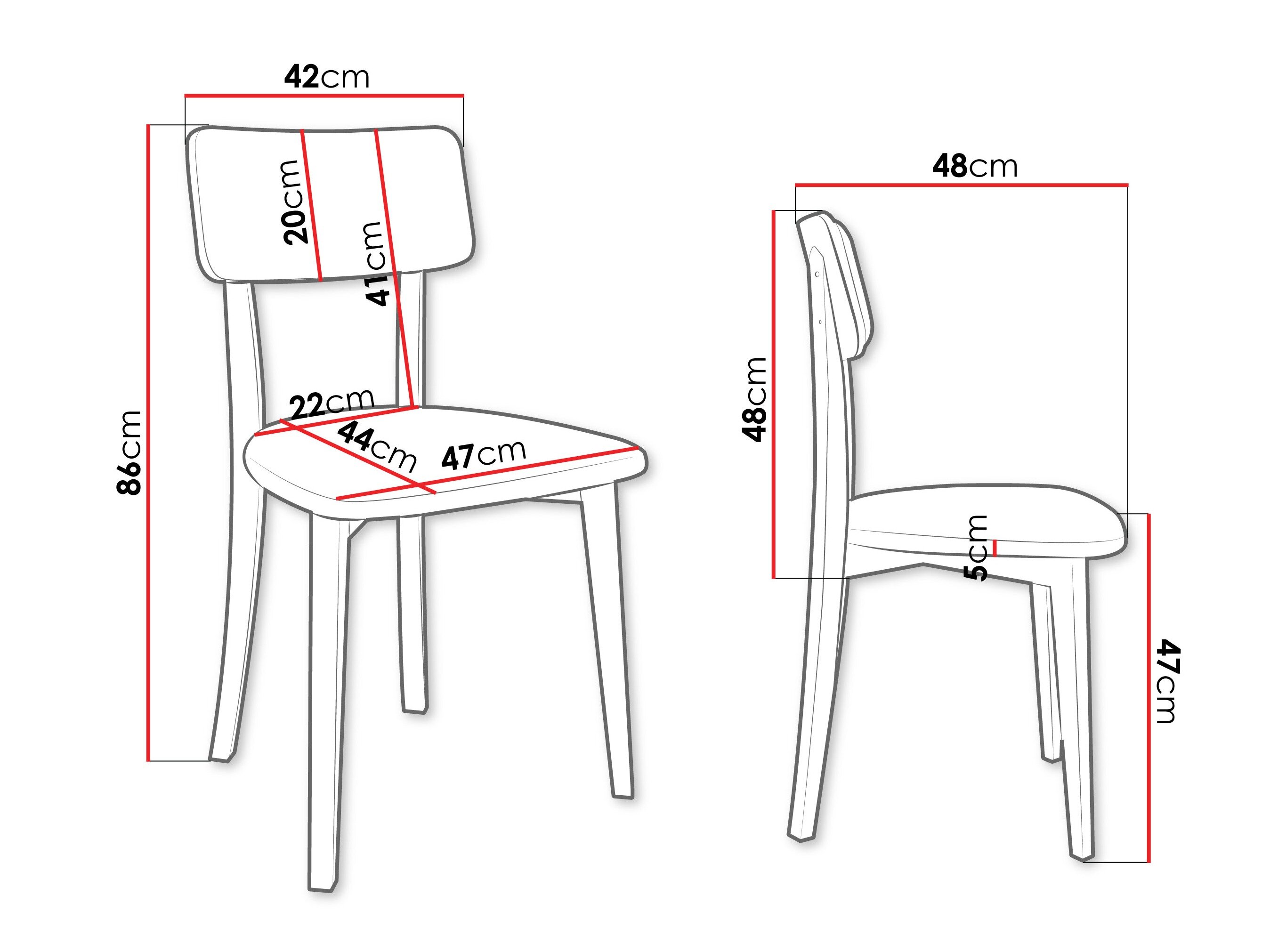 Stol Victorville 380 (Hvid)